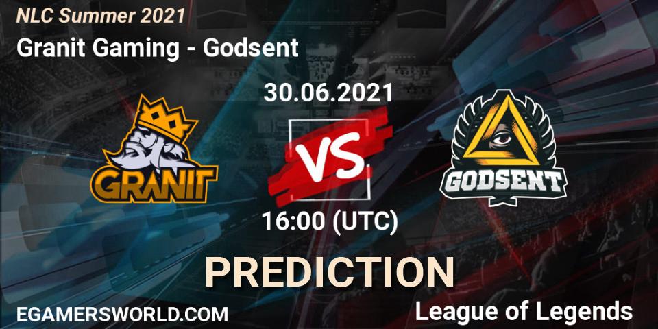 Pronósticos Granit Gaming - Godsent. 30.06.21. NLC Summer 2021 - LoL