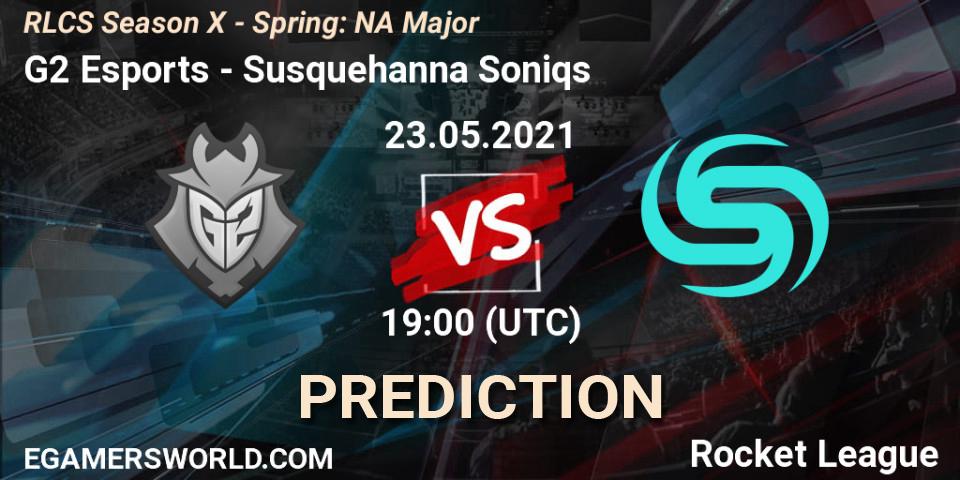Pronósticos G2 Esports - Susquehanna Soniqs. 23.05.2021 at 18:55. RLCS Season X - Spring: NA Major - Rocket League