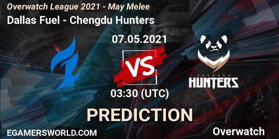 Pronósticos Dallas Fuel - Chengdu Hunters. 07.05.2021 at 03:30. Overwatch League 2021 - May Melee - Overwatch