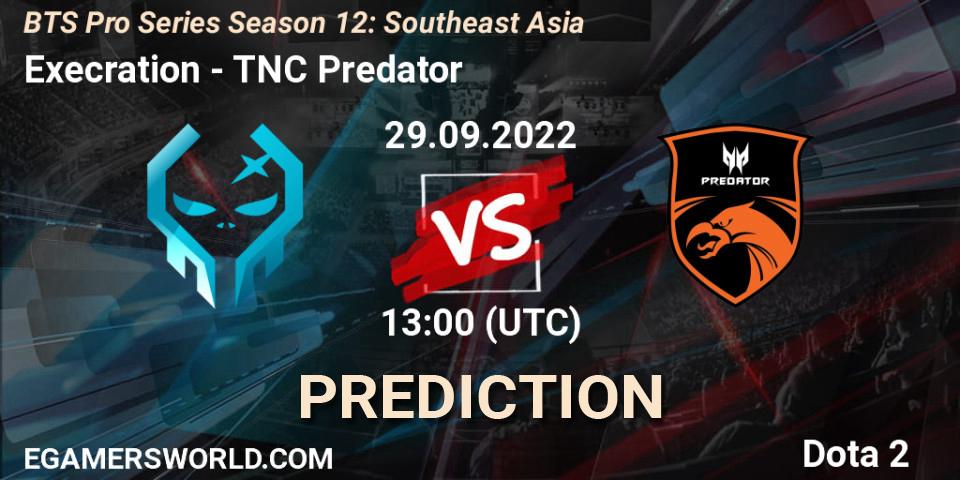 Pronósticos Execration - TNC Predator. 29.09.2022 at 13:18. BTS Pro Series Season 12: Southeast Asia - Dota 2
