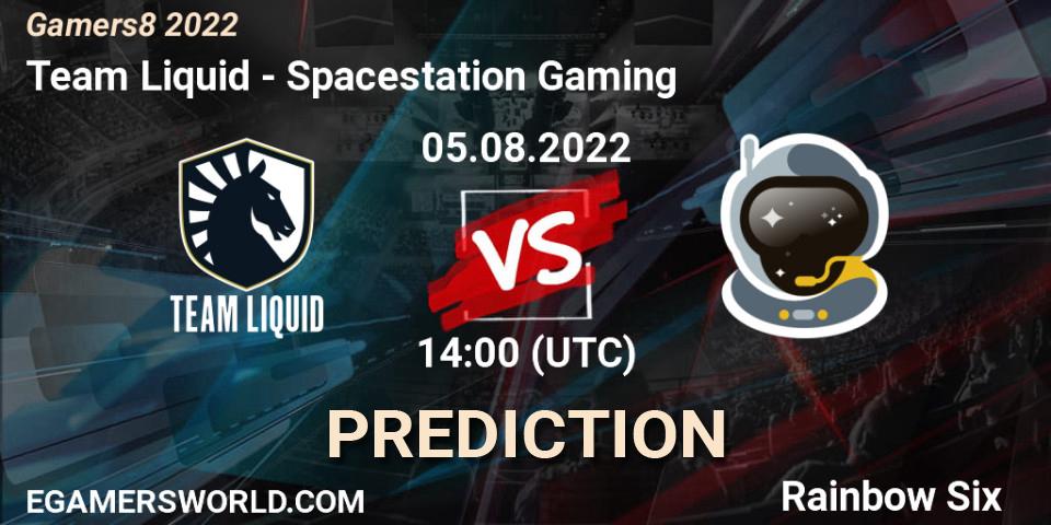 Pronósticos Team Liquid - Spacestation Gaming. 05.08.22. Gamers8 2022 - Rainbow Six