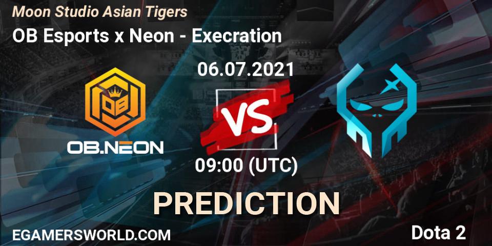 Pronósticos OB Esports x Neon - Execration. 06.07.2021 at 09:44. Moon Studio Asian Tigers - Dota 2
