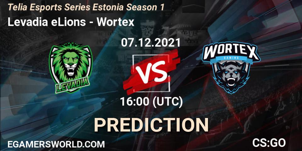 Pronósticos Levadia eLions - Wortex. 07.12.2021 at 17:00. Telia Esports Series Estonia Season 1 - Counter-Strike (CS2)