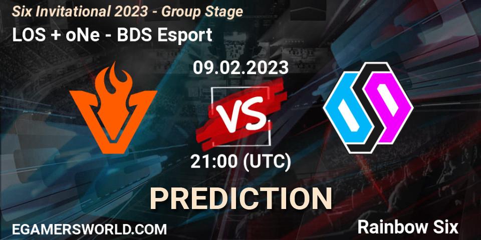 Pronósticos LOS + oNe - BDS Esport. 09.02.23. Six Invitational 2023 - Group Stage - Rainbow Six