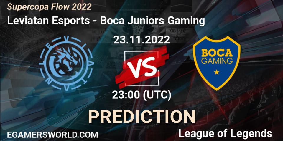 Pronósticos Leviatan Esports - Boca Juniors Gaming. 24.11.22. Supercopa Flow 2022 - LoL