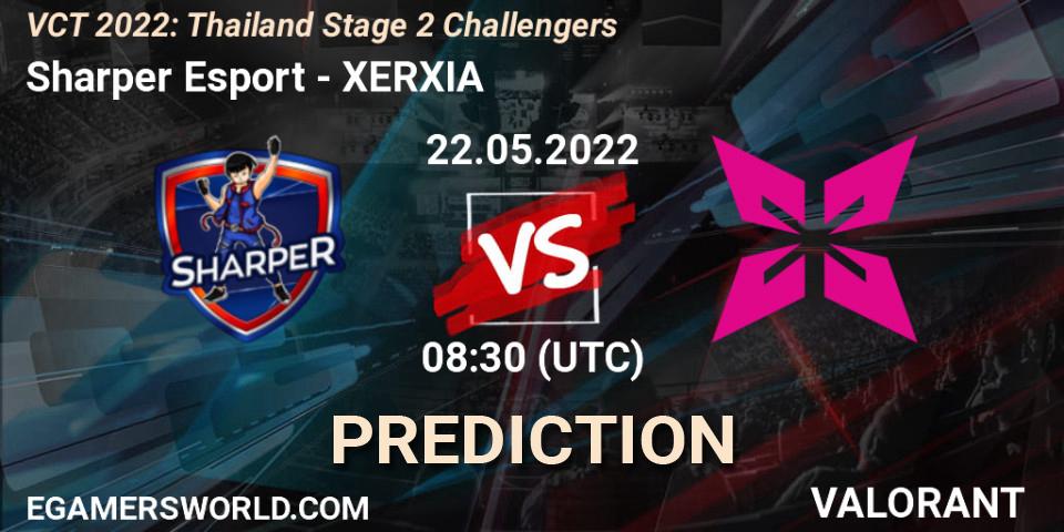 Pronósticos Sharper Esport - XERXIA. 22.05.2022 at 08:30. VCT 2022: Thailand Stage 2 Challengers - VALORANT