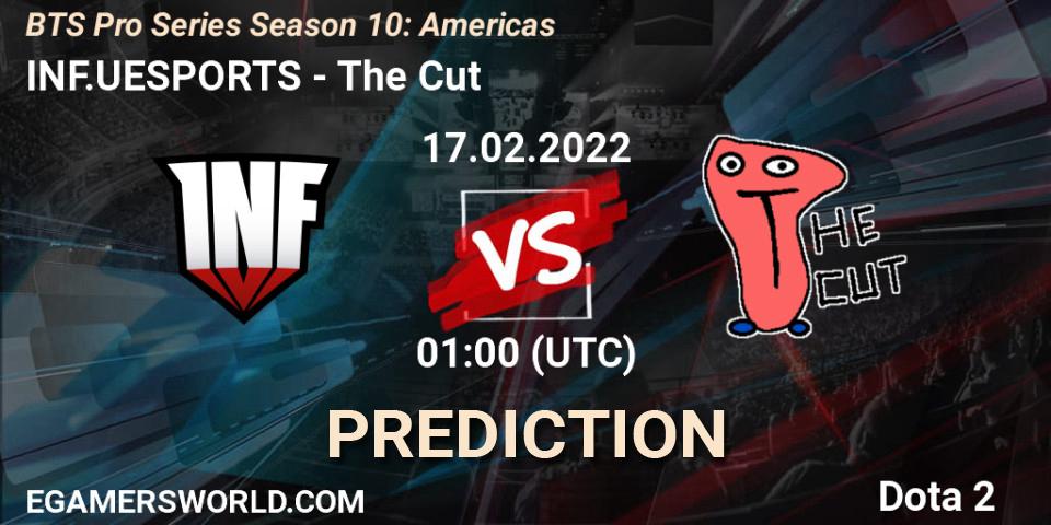Pronósticos INF.UESPORTS - The Cut. 17.02.2022 at 01:45. BTS Pro Series Season 10: Americas - Dota 2