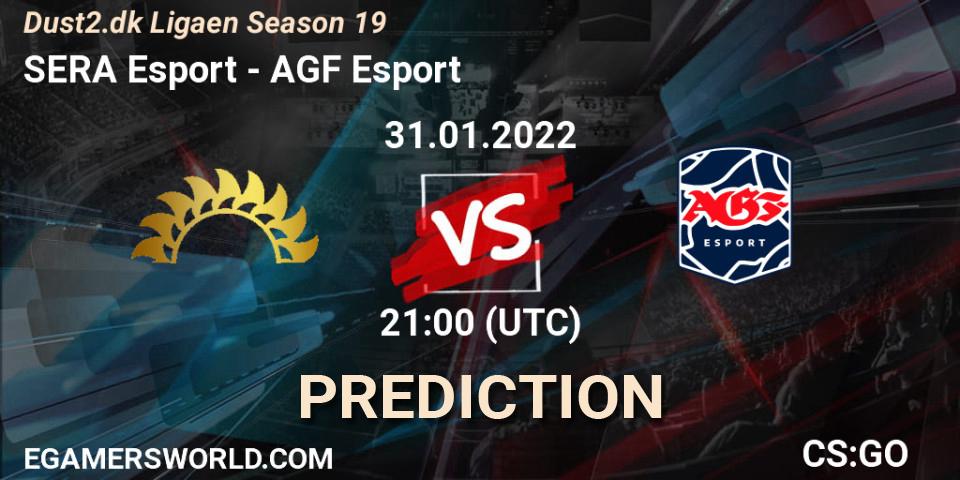 Pronósticos SERA Esport - AGF Esport. 31.01.2022 at 21:00. Dust2.dk Ligaen Season 19 - Counter-Strike (CS2)