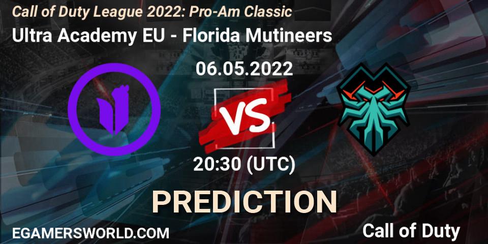 Pronósticos Ultra Academy EU - Florida Mutineers. 06.05.22. Call of Duty League 2022: Pro-Am Classic - Call of Duty