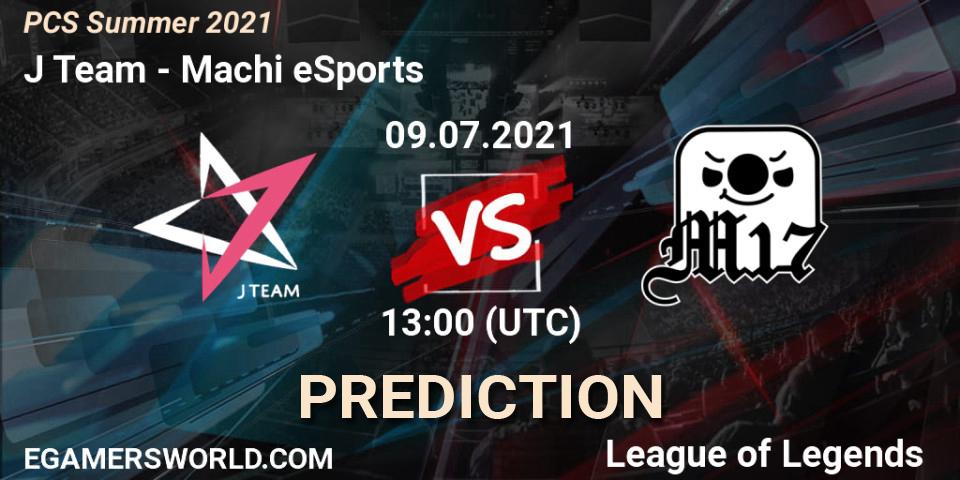 Pronósticos J Team - Machi eSports. 09.07.2021 at 13:00. PCS Summer 2021 - LoL