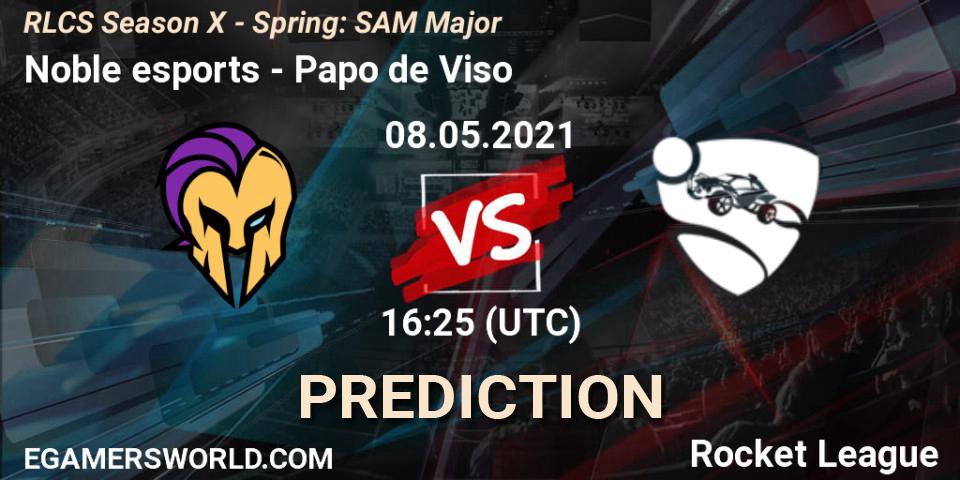 Pronósticos Noble esports - Papo de Visão. 08.05.2021 at 16:25. RLCS Season X - Spring: SAM Major - Rocket League
