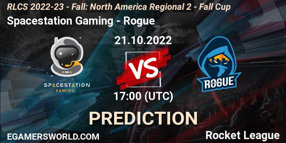 Pronósticos Spacestation Gaming - Rogue. 21.10.22. RLCS 2022-23 - Fall: North America Regional 2 - Fall Cup - Rocket League
