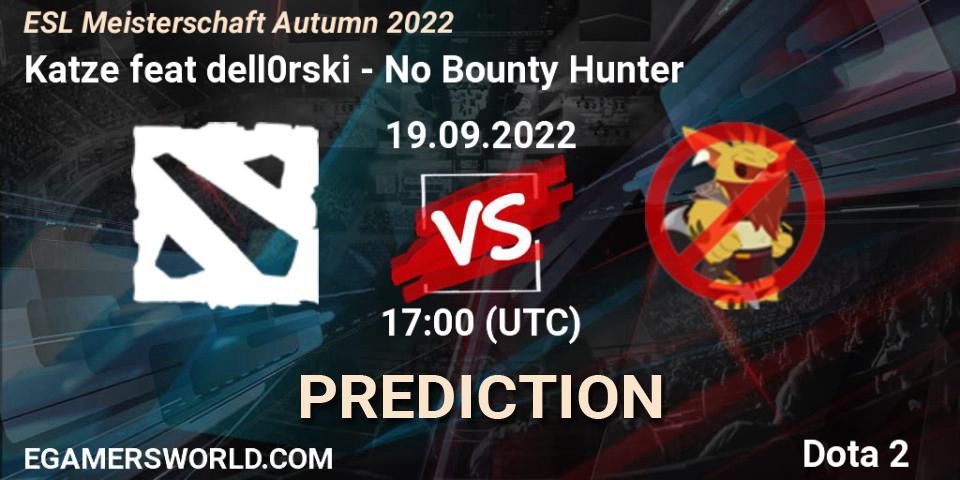 Pronósticos Katze feat dell0rski - No Bounty Hunter. 19.09.2022 at 17:03. ESL Meisterschaft Autumn 2022 - Dota 2