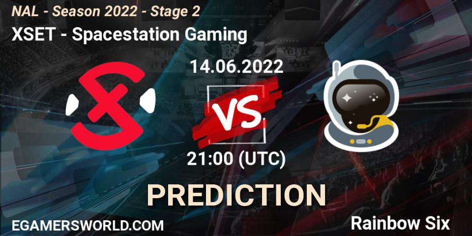 Pronósticos XSET - Spacestation Gaming. 15.06.2022 at 00:00. NAL - Season 2022 - Stage 2 - Rainbow Six
