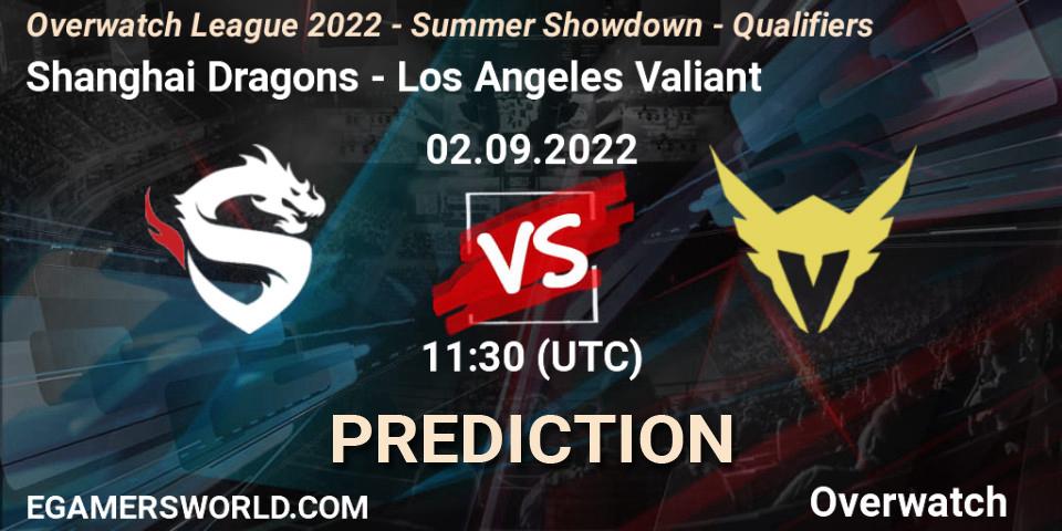 Pronósticos Shanghai Dragons - Los Angeles Valiant. 02.09.22. Overwatch League 2022 - Summer Showdown - Qualifiers - Overwatch