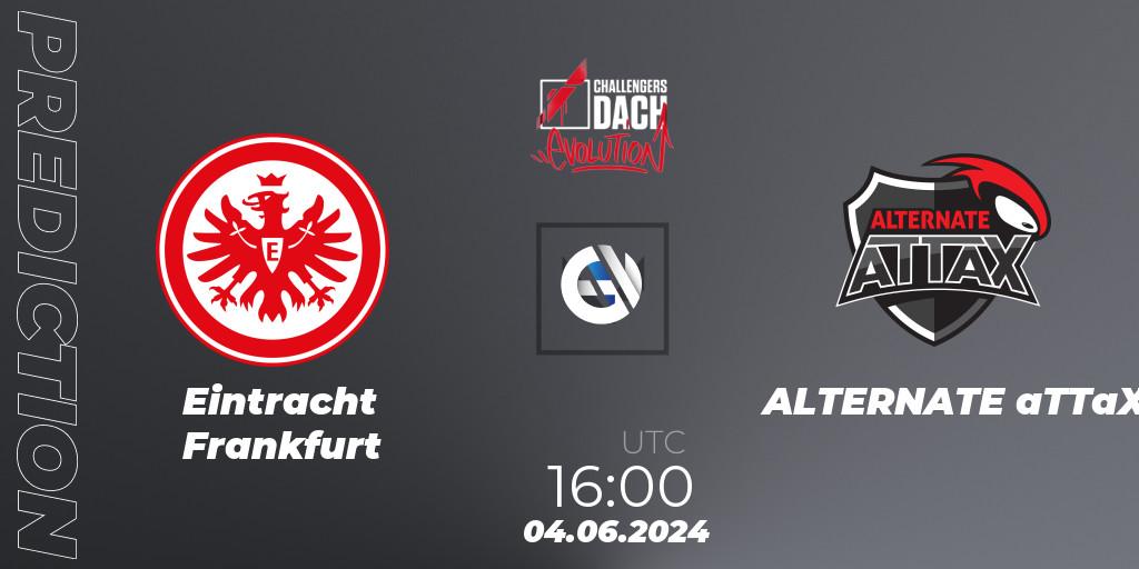 Pronósticos Eintracht Frankfurt - ALTERNATE aTTaX. 04.06.2024 at 16:00. VALORANT Challengers 2024 DACH: Evolution Split 2 - VALORANT