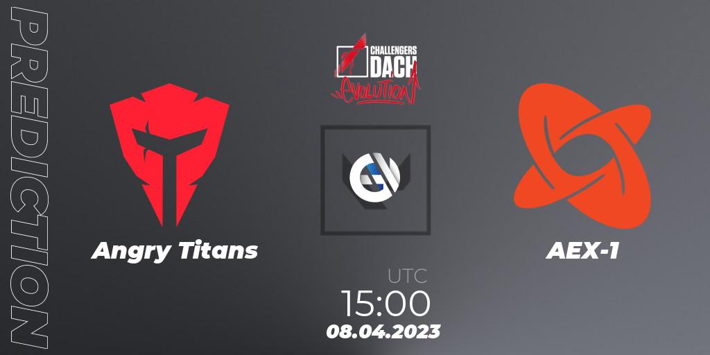 Pronósticos Angry Titans - AEX-1. 08.04.2023 at 15:00. VALORANT Challengers DACH: Evolution Split 2 - Regular Season - VALORANT