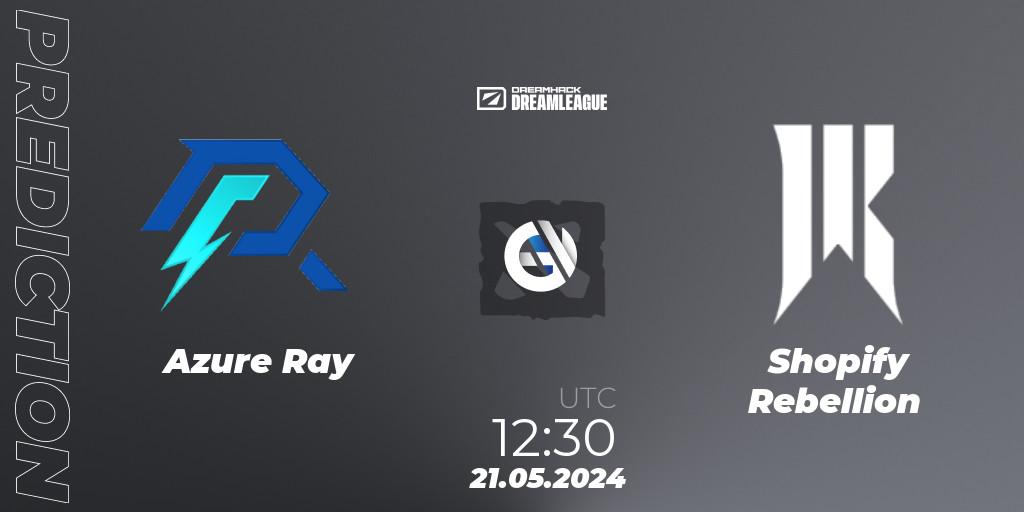 Pronósticos Azure Ray - Shopify Rebellion. 21.05.2024 at 12:40. DreamLeague Season 23 - Dota 2