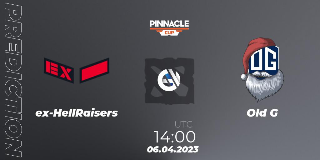 Pronósticos ex-HellRaisers - Old G. 06.04.2023 at 16:07. Pinnacle Cup: Malta Vibes - Tour 1 - Dota 2