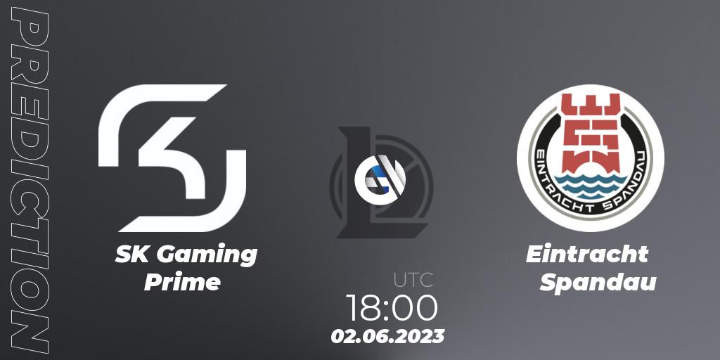 Pronósticos SK Gaming Prime - Eintracht Spandau. 02.06.23. Prime League Summer 2023 - Group Stage - LoL