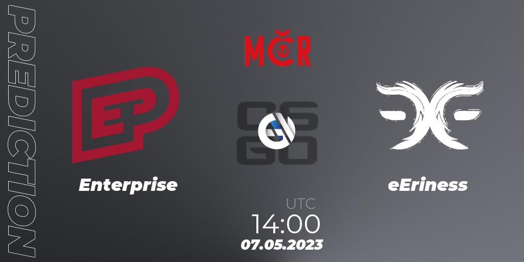 Pronósticos Enterprise - eEriness. 07.05.23. Tipsport Cup Bratislava 2023: Closed Qualifier - CS2 (CS:GO)