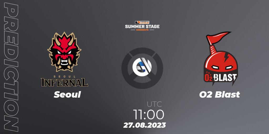 Pronósticos Seoul - O2 Blast. 03.09.23. Overwatch League 2023 - Summer Stage Knockouts - Overwatch