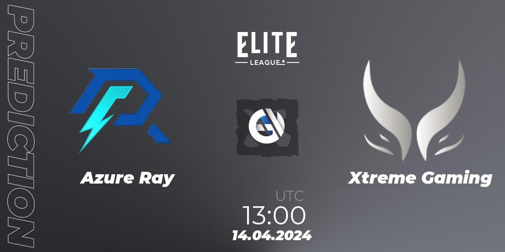Pronósticos Azure Ray - Xtreme Gaming. 14.04.24. Elite League - Dota 2
