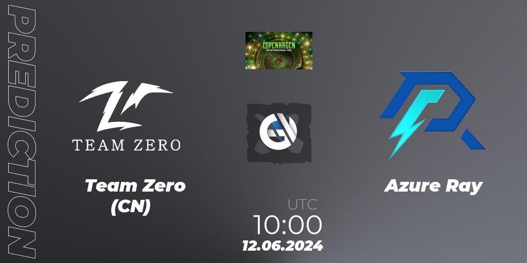 Pronósticos Team Zero (CN) - Azure Ray. 12.06.2024 at 08:30. The International 2024 - China Closed Qualifier - Dota 2