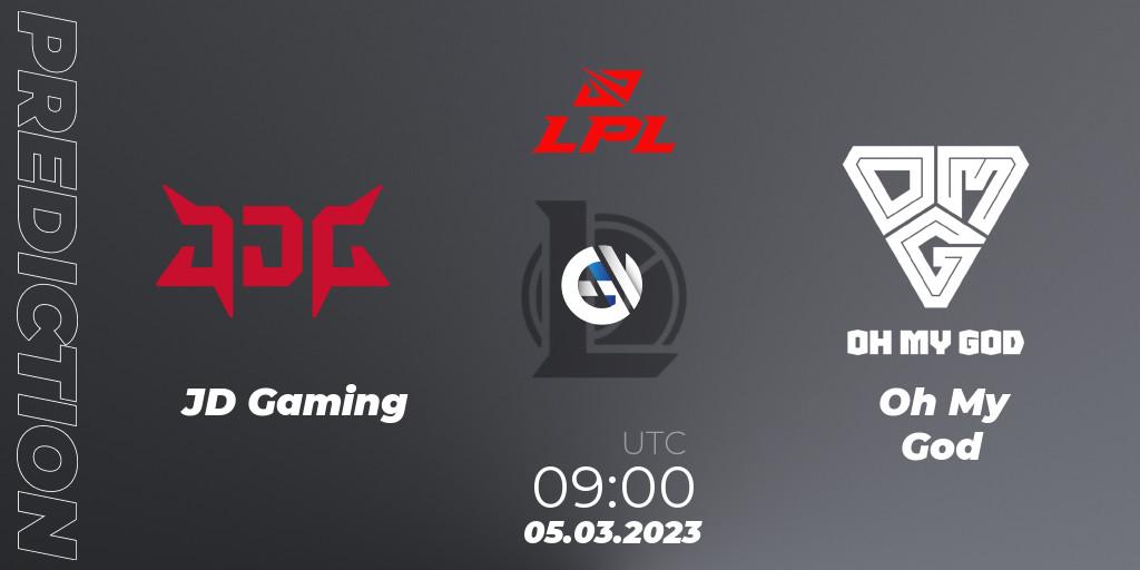 Pronósticos JD Gaming - Oh My God. 05.03.23. LPL Spring 2023 - Group Stage - LoL