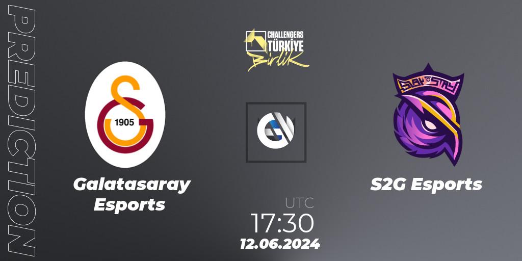 Pronósticos Galatasaray Esports - S2G Esports. 12.06.2024 at 17:30. VALORANT Challengers 2024 Turkey: Birlik Split 2 - VALORANT