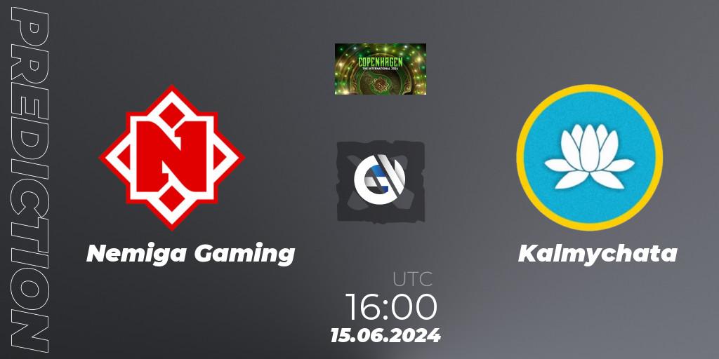 Pronósticos Nemiga Gaming - Kalmychata. 15.06.2024 at 16:00. The International 2024: Eastern Europe Closed Qualifier - Dota 2