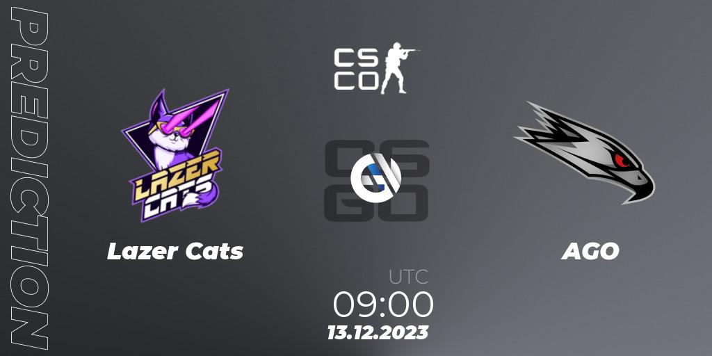 Pronósticos Lazer Cats - AGO. 13.12.23. European Pro League Season 13: Division 2 - CS2 (CS:GO)