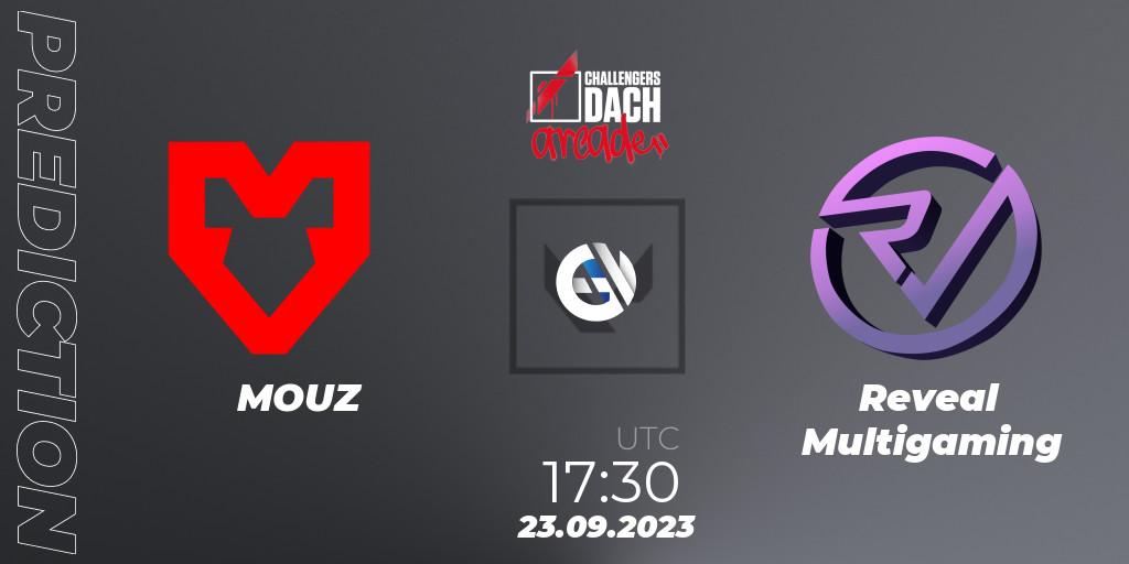 Pronósticos MOUZ - Reveal Multigaming. 23.09.2023 at 17:30. VALORANT Challengers 2023 DACH: Arcade - VALORANT