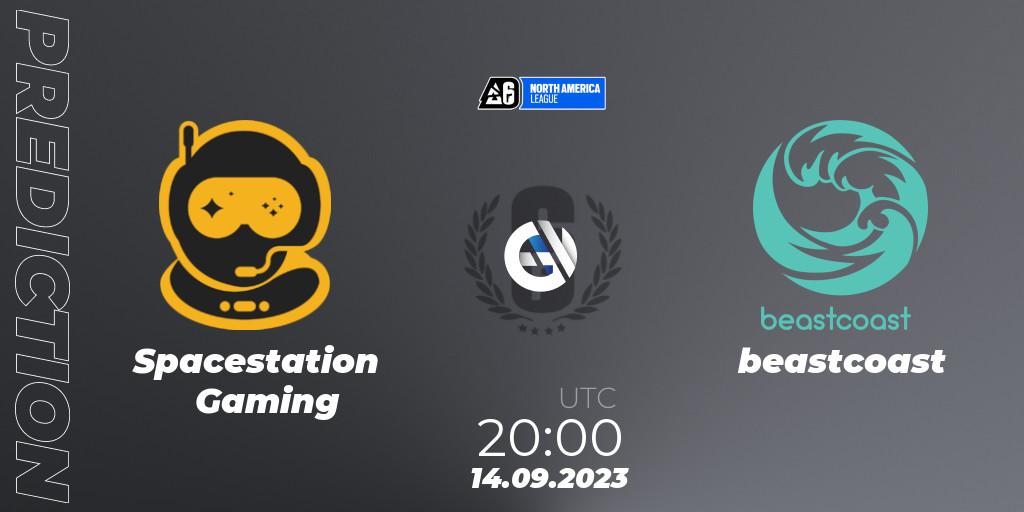 Pronósticos Spacestation Gaming - beastcoast. 14.09.2023 at 20:00. North America League 2023 - Stage 2 - Rainbow Six
