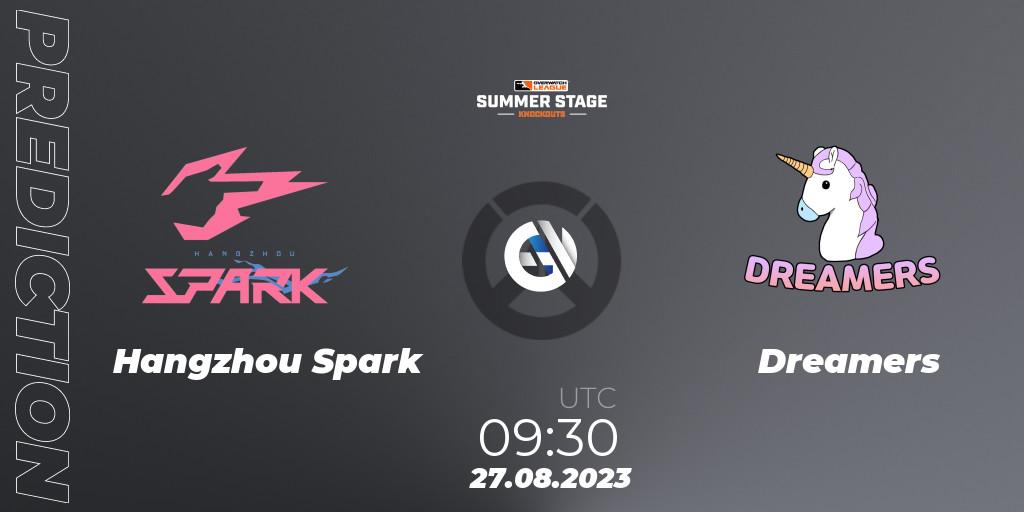 Pronósticos Hangzhou Spark - Dreamers. 27.08.23. Overwatch League 2023 - Summer Stage Knockouts - Overwatch