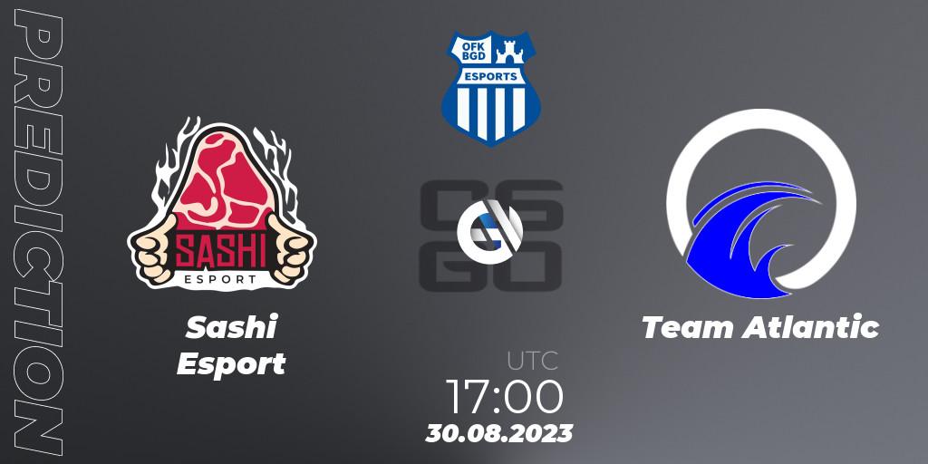 Pronósticos Sashi Esport - Team Atlantic. 30.08.2023 at 17:00. OFK BGD Esports Series #1: European Closed Qualifier - Counter-Strike (CS2)