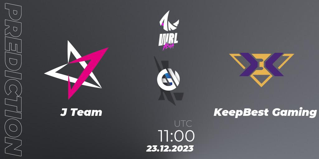Pronósticos J Team - KeepBest Gaming. 23.12.2023 at 11:00. WRL Asia 2023 - Season 2 - Regular Season - Wild Rift