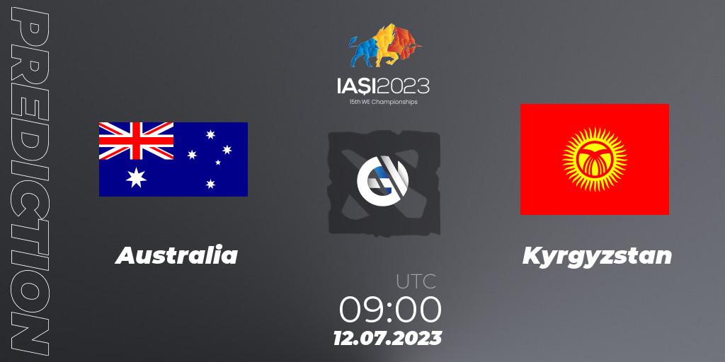 Pronósticos Australia - Kyrgyzstan. 12.07.2023 at 09:23. Gamers8 IESF Asian Championship 2023 - Dota 2
