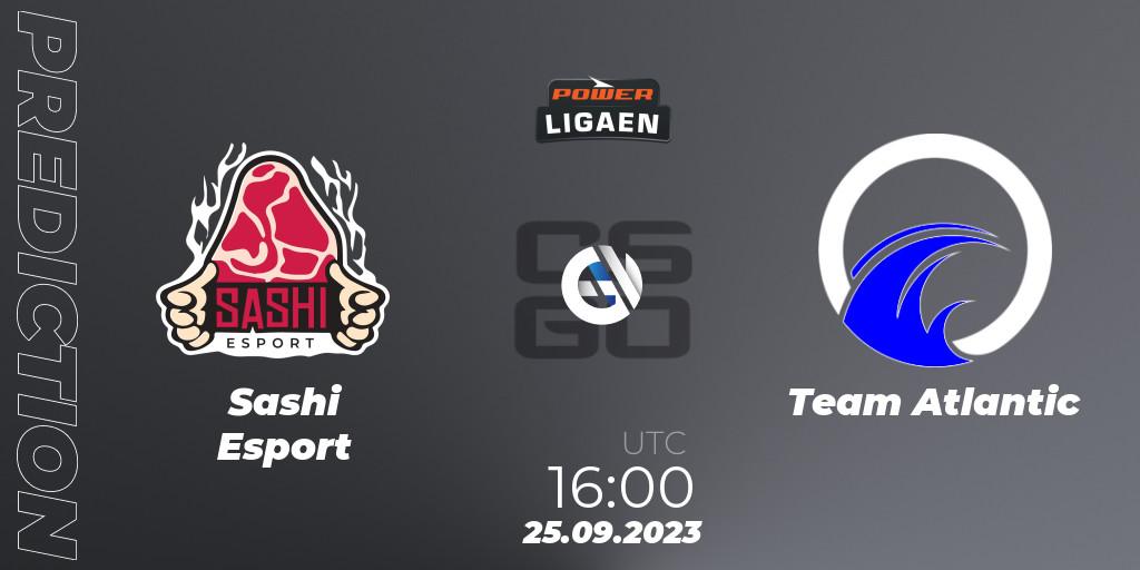 Pronósticos Sashi Esport - Team Atlantic. 25.09.2023 at 16:00. POWER Ligaen Season 24 Finals - Counter-Strike (CS2)