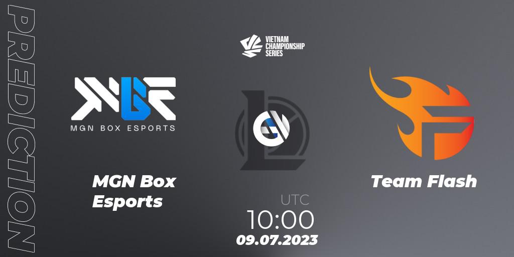 Pronósticos MGN Box Esports - Team Flash. 09.07.2023 at 10:00. VCS Dusk 2023 - LoL