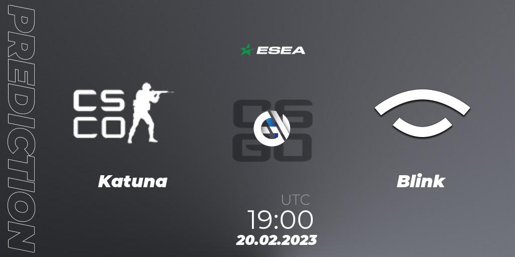 Pronósticos Tenstar - Blink. 20.02.2023 at 19:00. ESEA Season 44: Advanced Division - Europe - Counter-Strike (CS2)