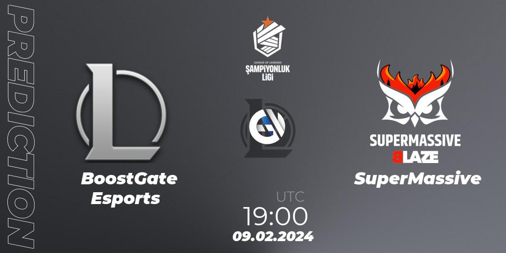 Pronósticos BoostGate Esports - SuperMassive. 09.02.2024 at 19:00. TCL Winter 2024 - LoL