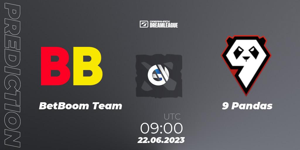 Pronósticos BetBoom Team - 9 Pandas. 22.06.23. DreamLeague Season 20 - Group Stage 2 - Dota 2