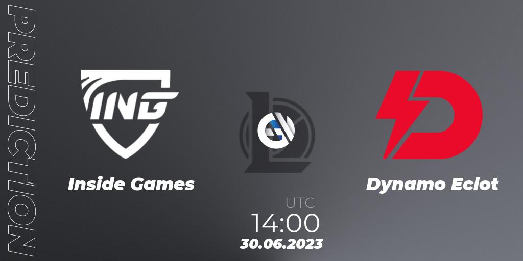 Pronósticos Inside Games - Dynamo Eclot. 06.06.2023 at 17:00. Hitpoint Masters Summer 2023 - Group Stage - LoL