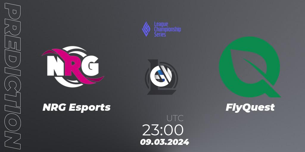 Pronósticos NRG Esports - FlyQuest. 09.03.24. LCS Spring 2024 - Group Stage - LoL