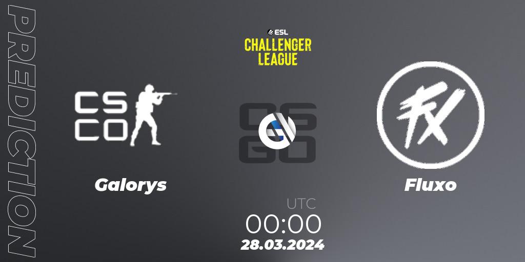 Pronósticos Galorys - Fluxo. 28.03.24. ESL Challenger League Season 47: South America - CS2 (CS:GO)