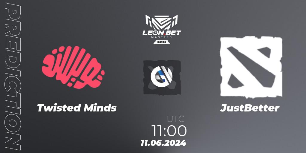 Pronósticos Twisted Minds - JustBetter. 11.06.2024 at 11:00. Leon Masters #1 - Dota 2