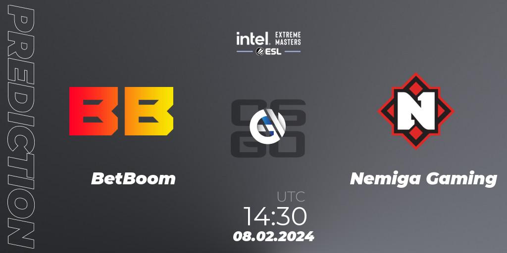 Pronósticos BetBoom - Nemiga Gaming. 08.02.24. Intel Extreme Masters China 2024: European Closed Qualifier - CS2 (CS:GO)