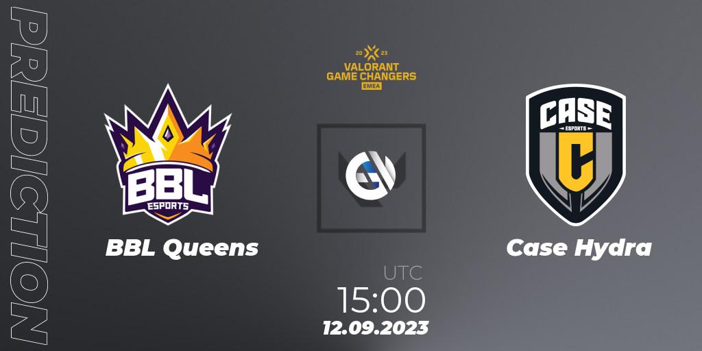 Pronósticos BBL Queens - Case Hydra. 12.09.2023 at 15:00. VCT 2023: Game Changers EMEA Stage 3 - Group Stage - VALORANT