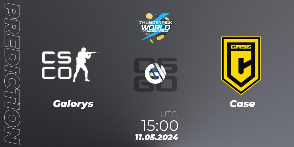 Pronósticos Galorys - Case. 11.05.2024 at 15:00. Thunderpick World Championship 2024: South American Series #1 - Counter-Strike (CS2)